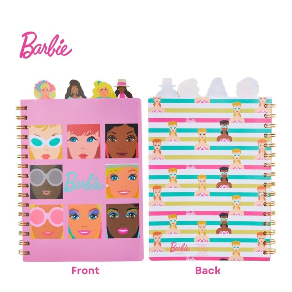 NWT Barbie Pink Spiral Notebook